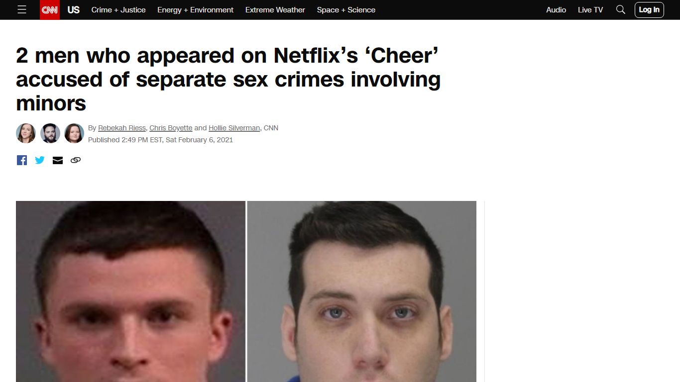 Netflix's 'Cheer:' Mitchell Ryan and Robert Joseph Scianna accused of ...